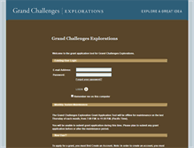 Tablet Screenshot of gce.gatesfoundation.org